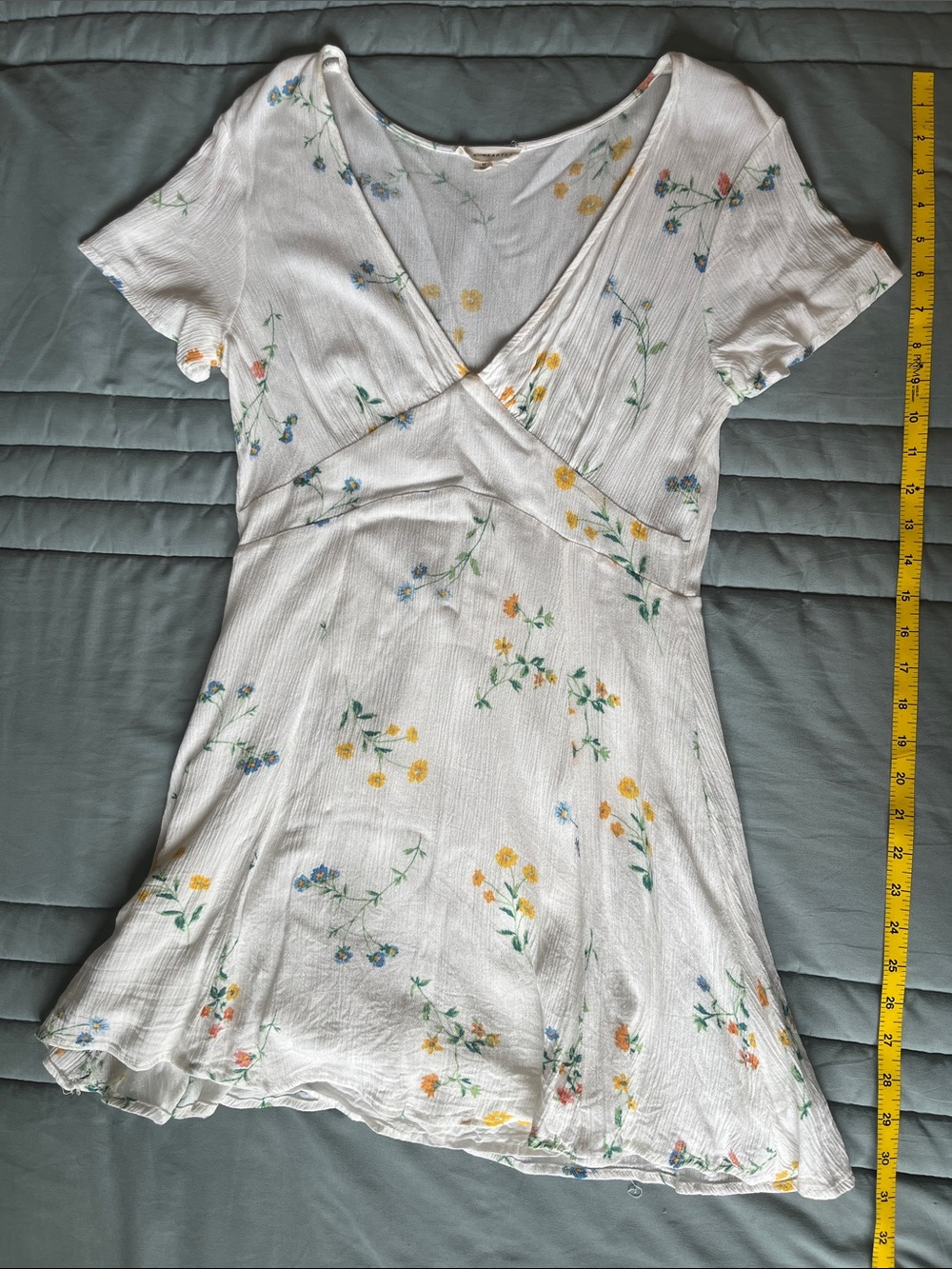 LA Hearts white floral mini dress